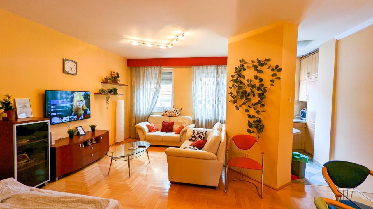 Skytop Modern In Heart Of Downtown Appartamento Budapest